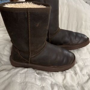 UGG Tan Shearling Boots